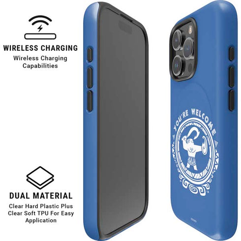 Disney Princess Moana Youre Welcome iPhone 16 Pro Magsafe Impact Case